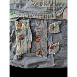 Big Ben Overalls Fabric for Crafts or Repurpose